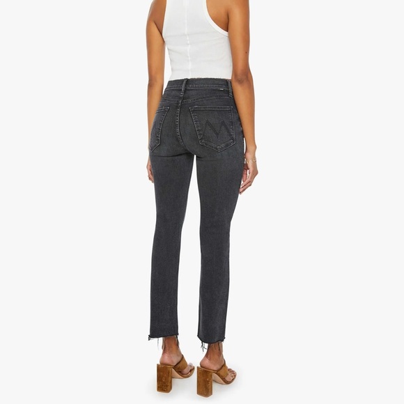 Mother Jeans, Black, Size 24